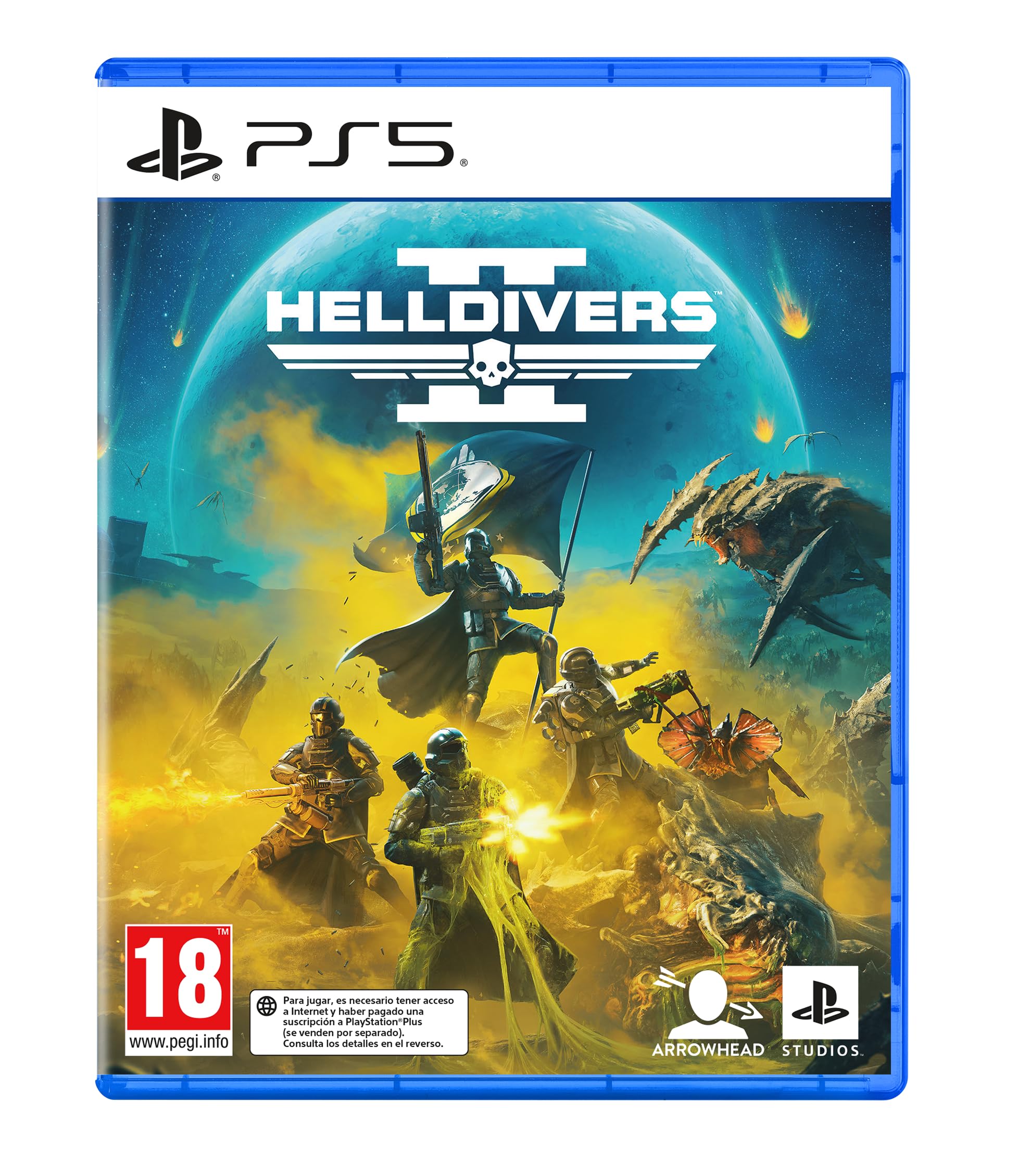 Playstation 5 - Helldivers II | Videojuego en Español e Inglés de Acción y Disparos | Únete a los Helldivers para Defender la Libertad en la Galaxia Playstation 5 - Helldivers II | Videojuego en Español e Inglés de Acción y Disparos | Únete a los Helldivers para Defender la Libertad en la Galaxia